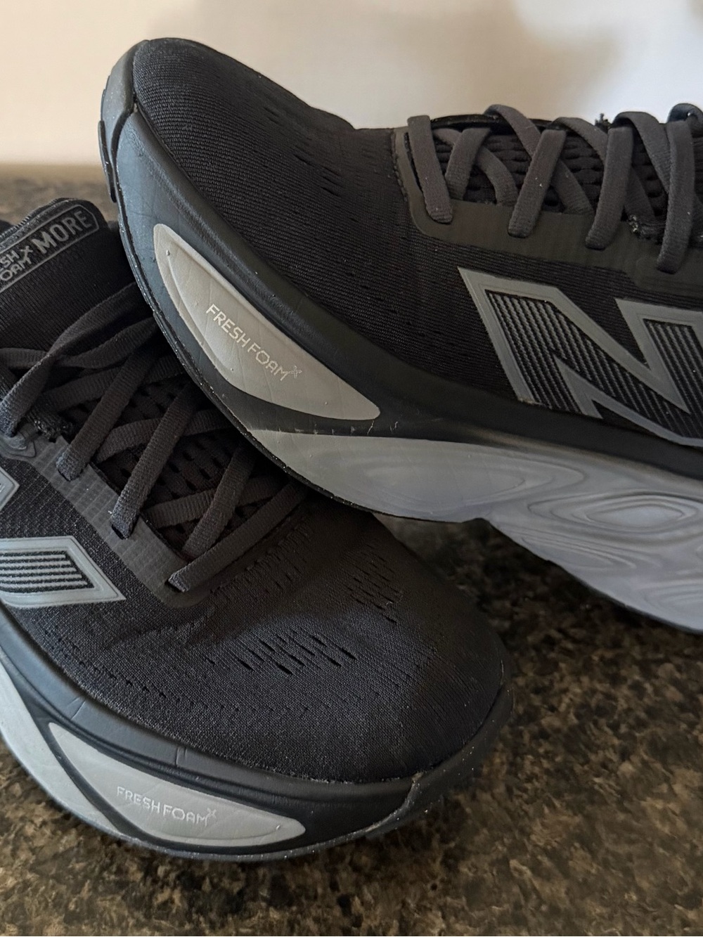 New Balance Men’s Black and Gray Fresh Foam Athletic Running Shoes